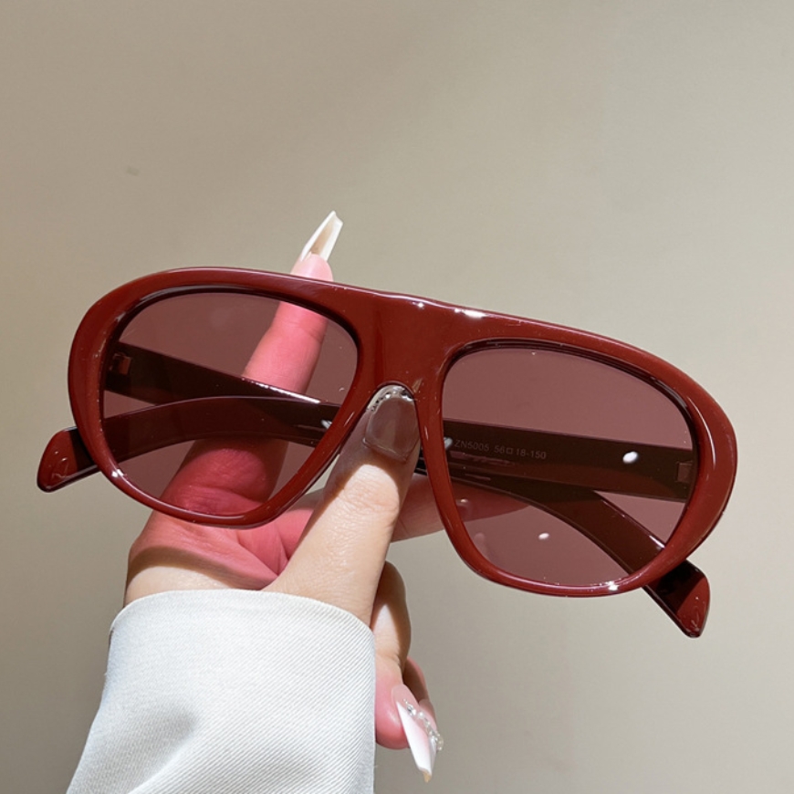 Kacamata Pilot Oversize Baru W - Street Fashion Brands ulasan dan harga