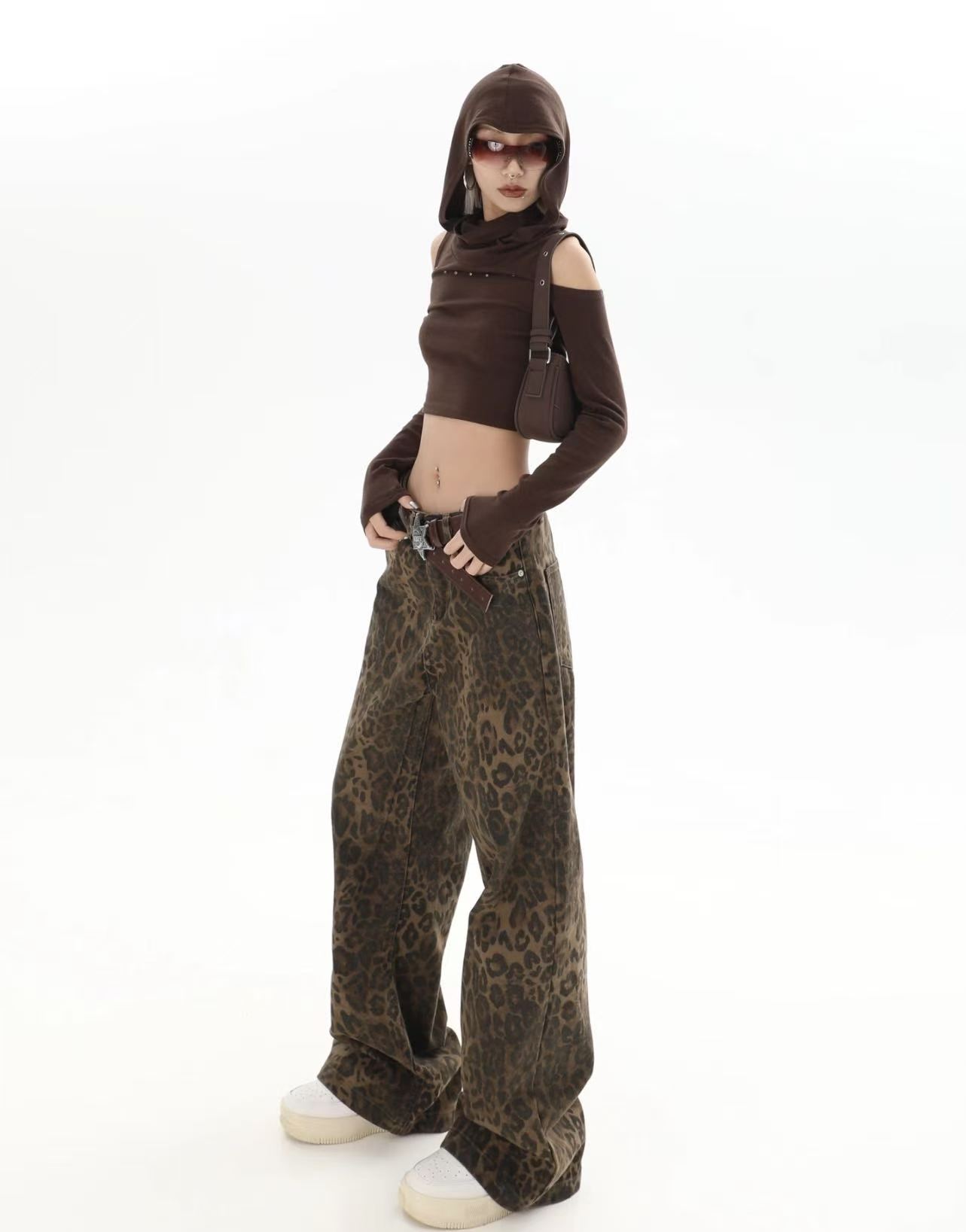 Celana jeans kasual trendi bar - Street Fashion Jeans Women ulasan dan harga