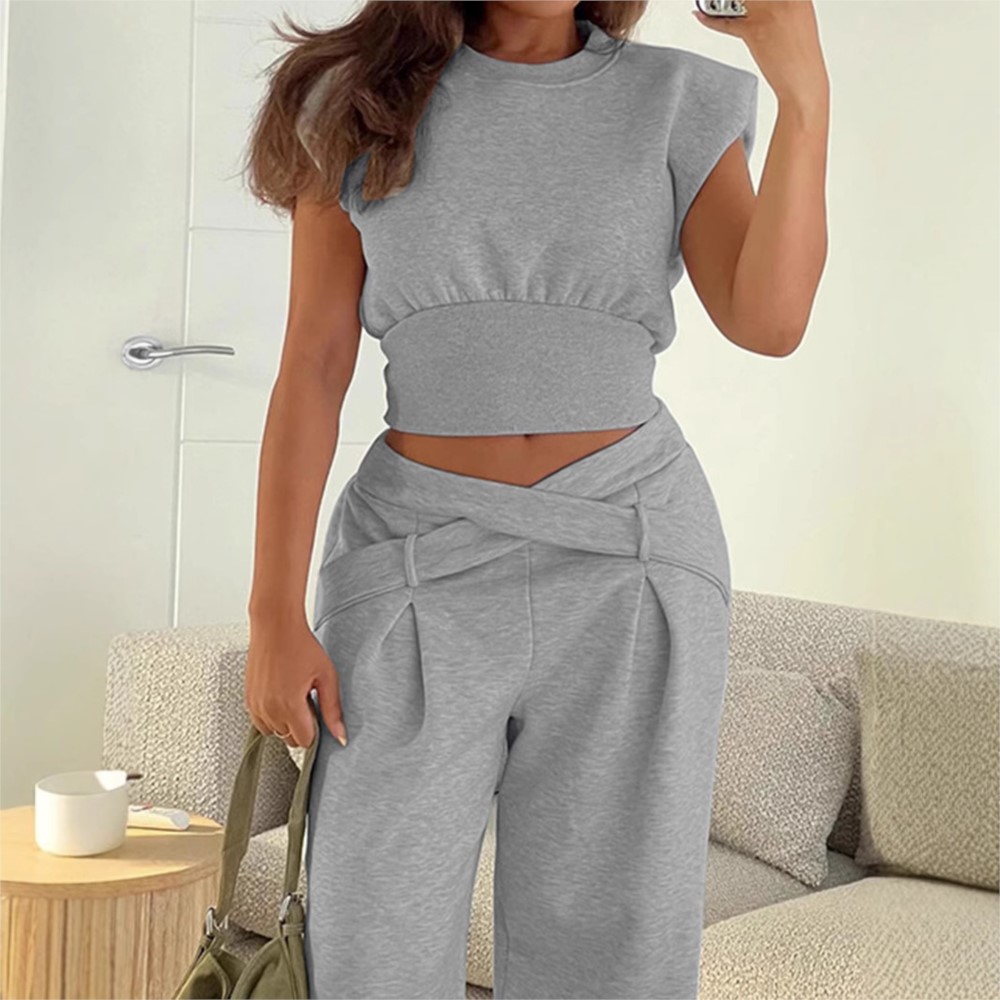 Celana kaus warna polos lengan - Girl Fashion Street ulasan dan harga