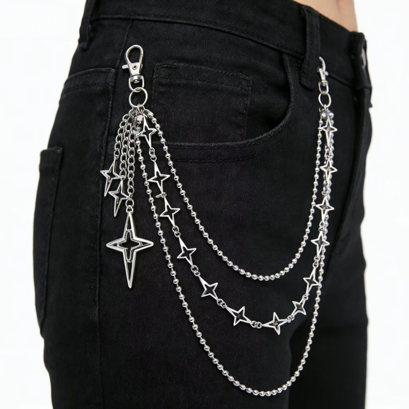Rantai Pinggang Liontin Bintan - Street Fashion Jeans Women ulasan dan harga