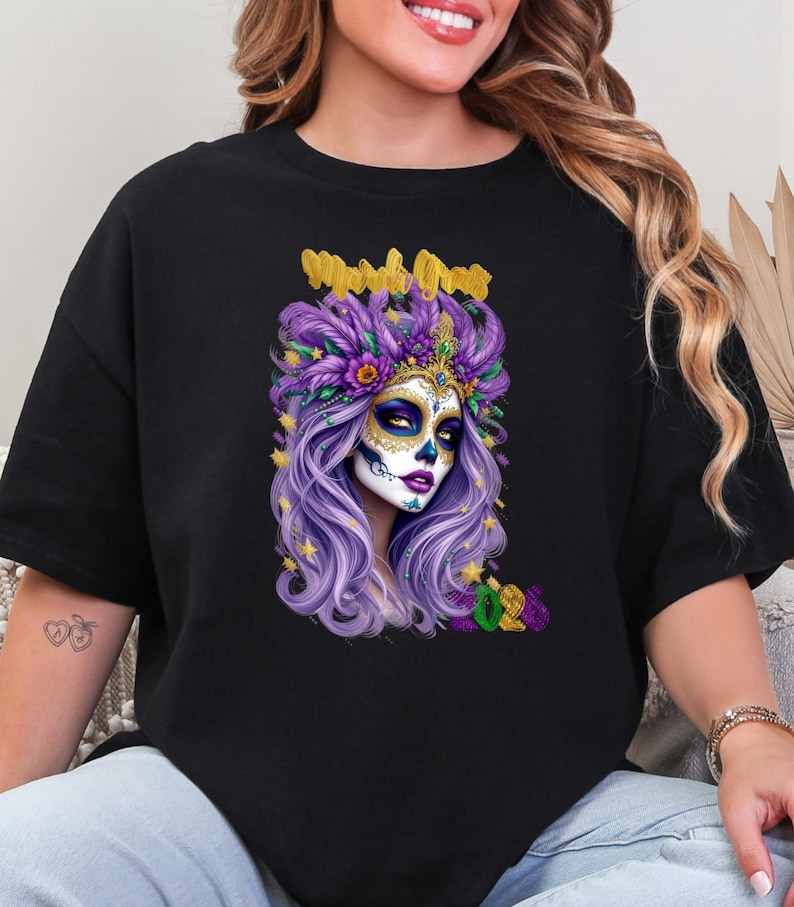 Kaos Mardi Gras Lady 2026 Ungu - Parade Fashion Street ulasan dan harga