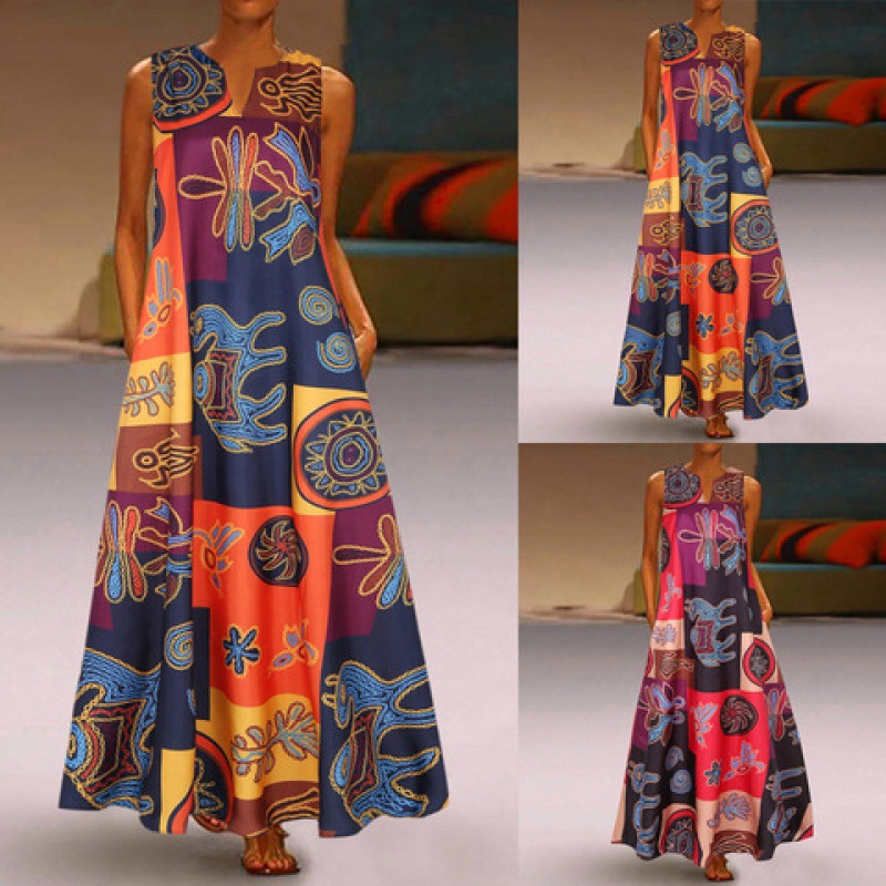 Gaun Maxi Elegan Wanita Musim  - Parade Fashion Street ulasan dan harga