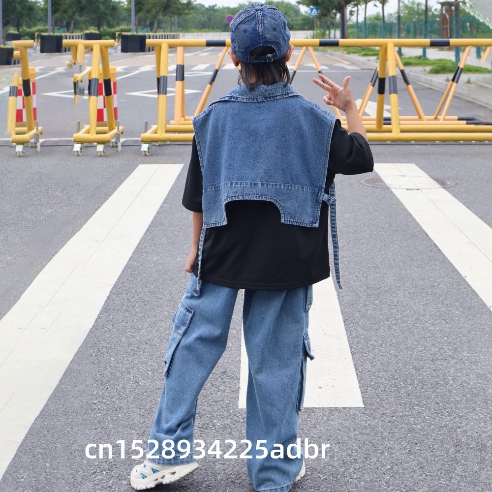 Pakaian Hip Hop Anak Jaket Rom - Street Fashion Jeans Women ulasan dan harga